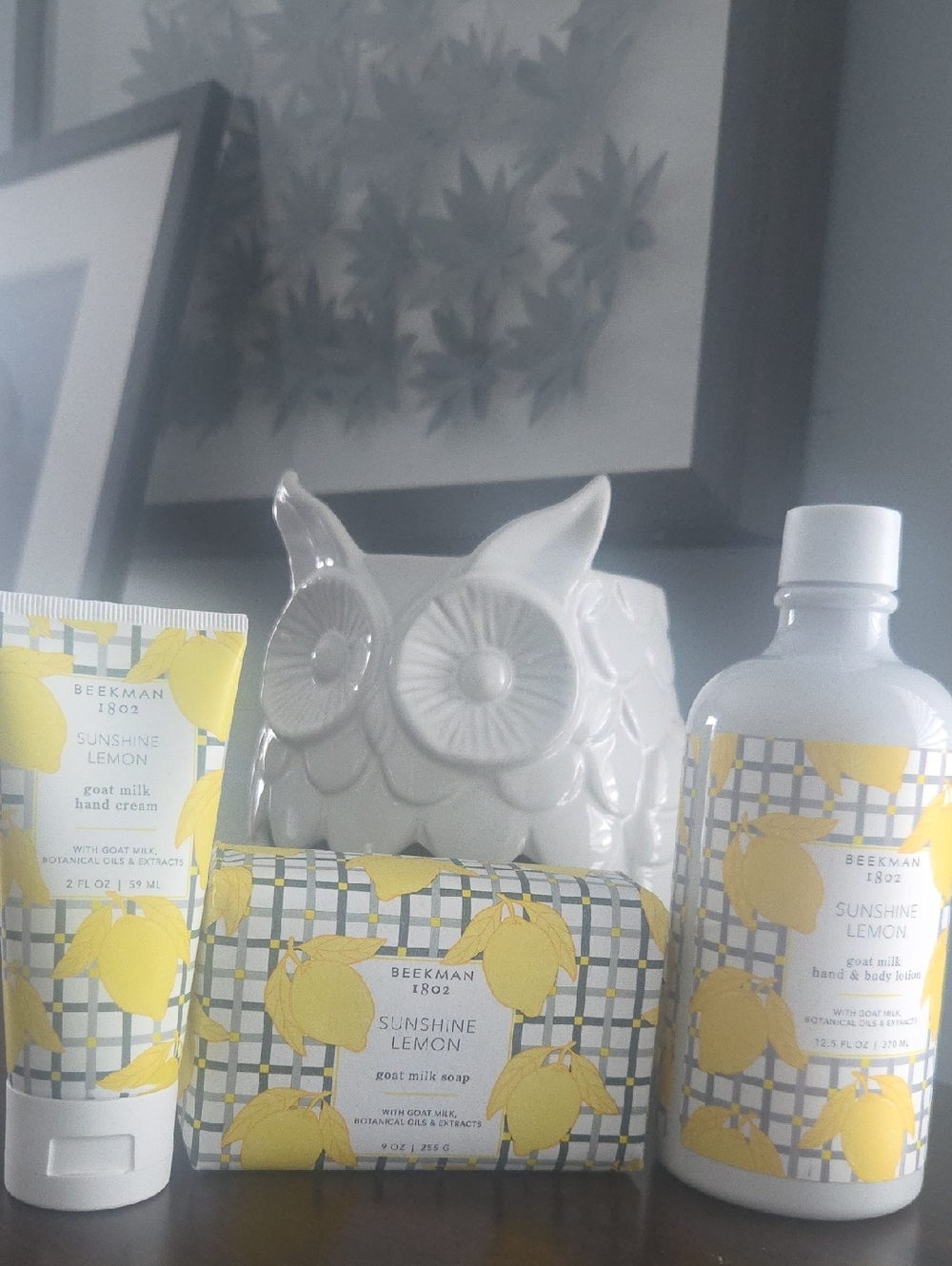 Beekman 1802 Sunshine Lemon Goat Milk Bath & Body Set - NEW